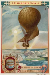 Salomon August Andrees poging om per ballon naar de Noordpool te vliegen, 1897